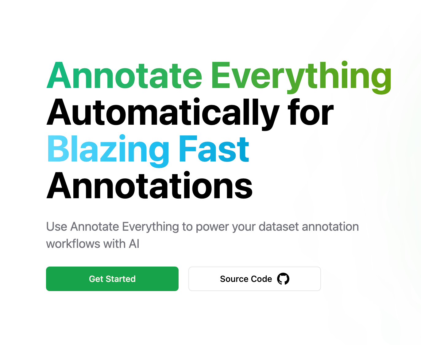 Annotate Everything Homepage